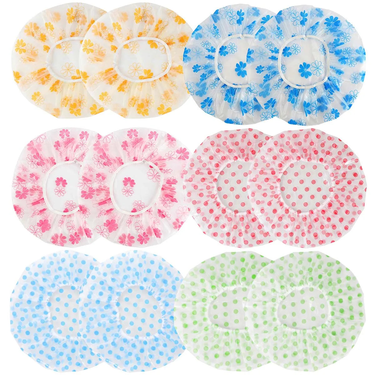 Waterproof Shower Cap Set