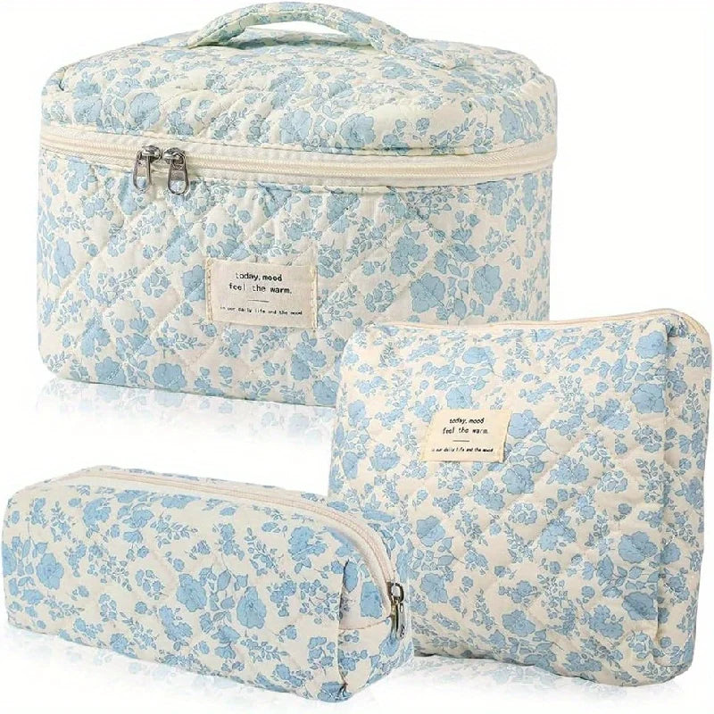 Classic Flower Pattern Makeup Bags