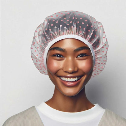 Waterproof Shower Cap Set