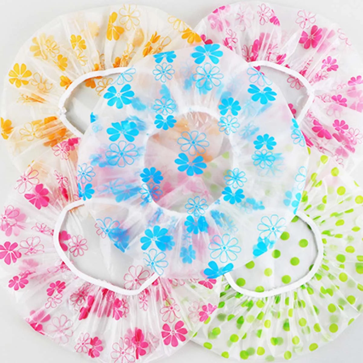 Waterproof Shower Cap Set